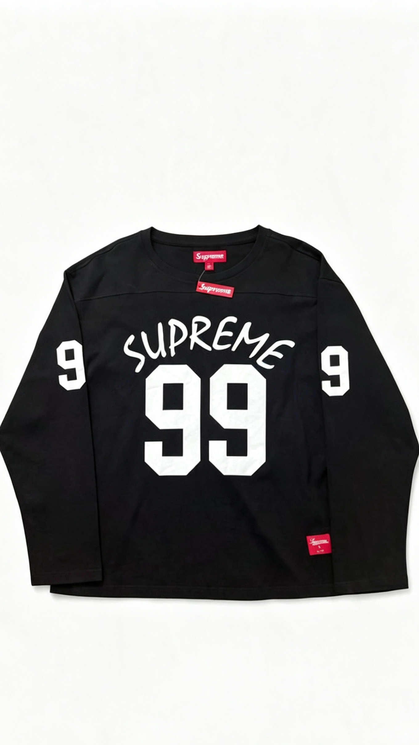 Supreme 99 Long Sleeve T-shirt Black Size -L