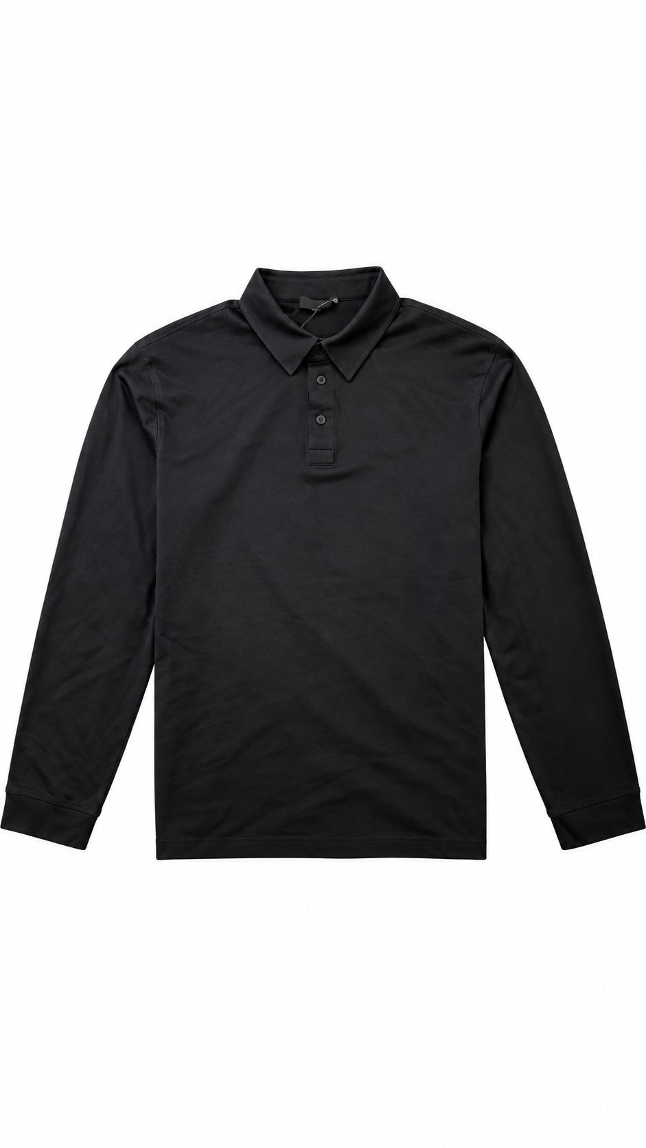 Prada Men's Embroidered Logo Polo Shirt Black I Authenticity Guaranteed