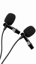 PDT Industry Standard Lavalier Mic - Compact Clip-On Microphone for Recording