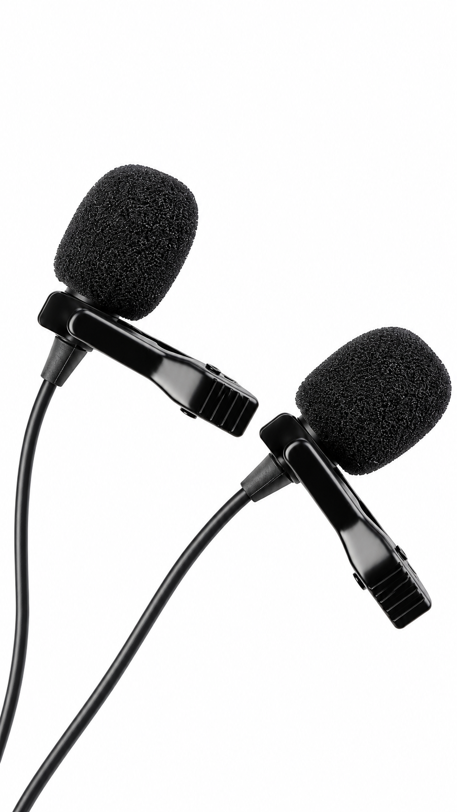 PDT Industry Standard Lavalier Mic - Compact Clip-On Microphone for Recording