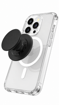 PopSockets Round Phone Grip Compatible with MagSafe,Phone Holder-Black
