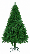 Christmas Tree with Stand 6ft Bushy Artificial Xmas Tree Indoor Outdoor Decor