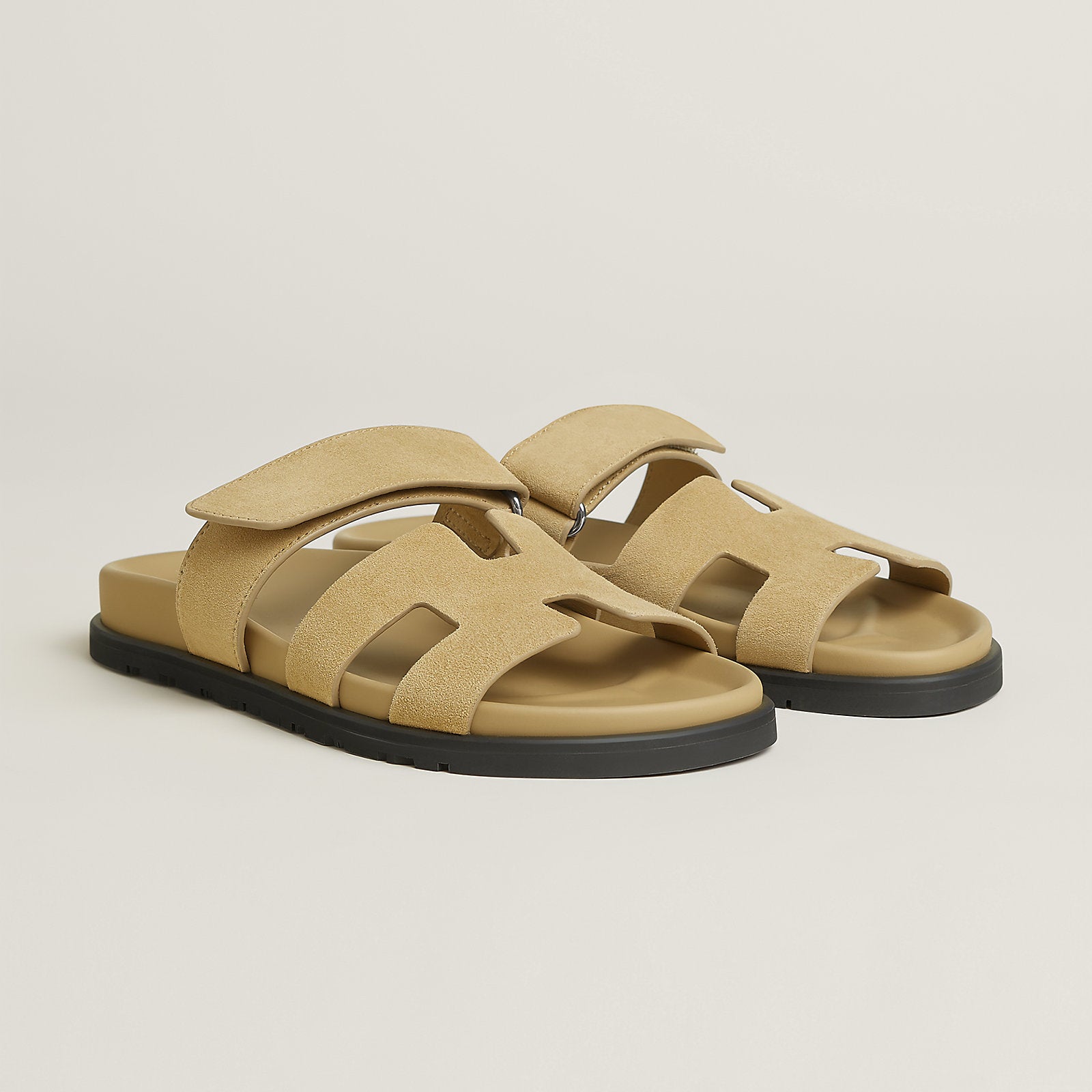 Hermes Chypre Sandals - Beige 🔌