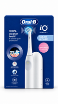 Oral-B iO2 White Electric Toothbrush Rechargeable with Smart Pressure Sensor +