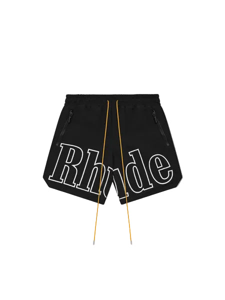 Rhude Logo Shorts - Black - L XL XXL 🔌