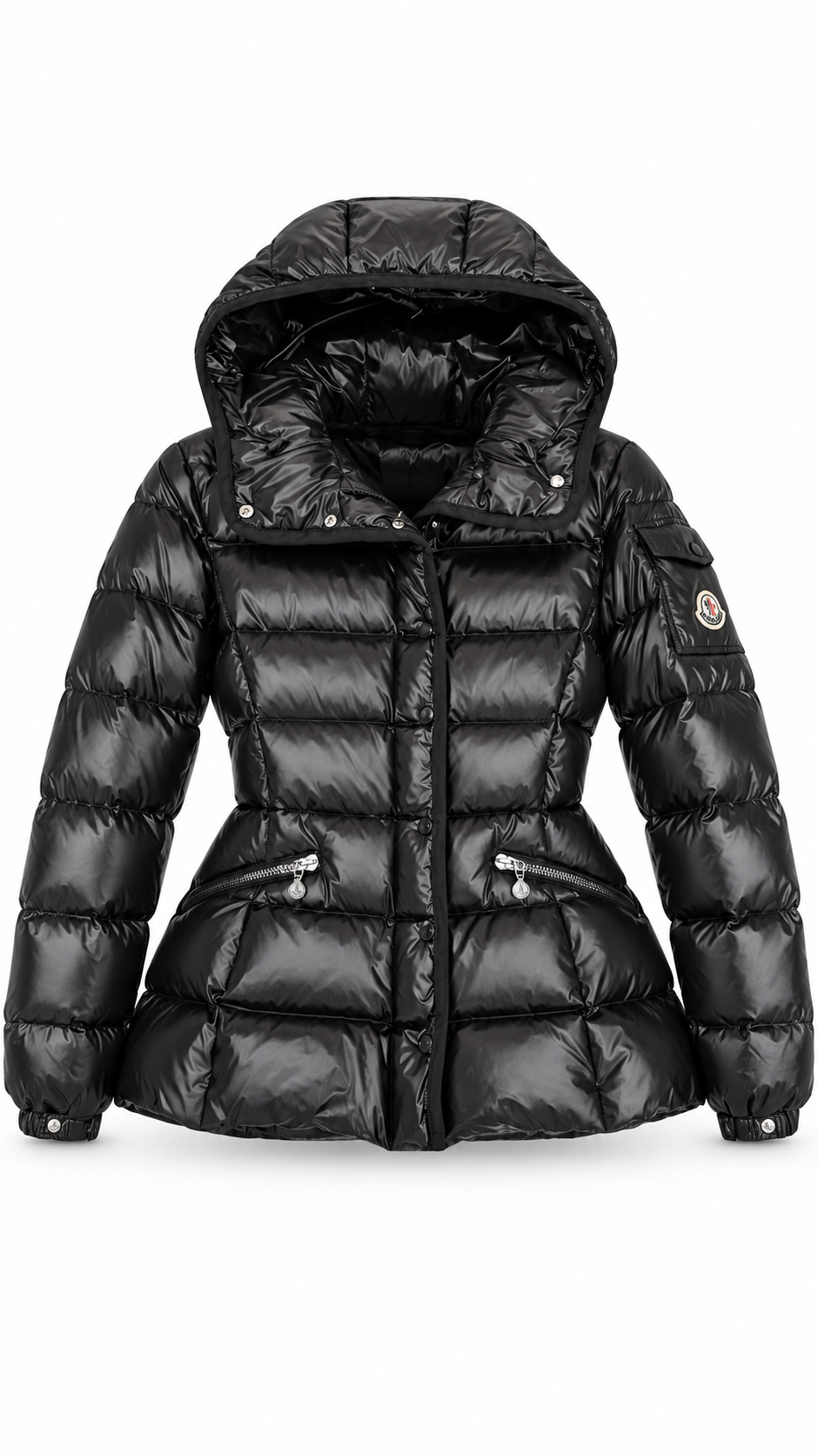 Moncler Down Black Puffer Jacket Coat I Authenticity Guaranteed
