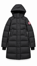 Canada Goose Black Alliston Down Puffer Coat l Authenticity Guaranteed