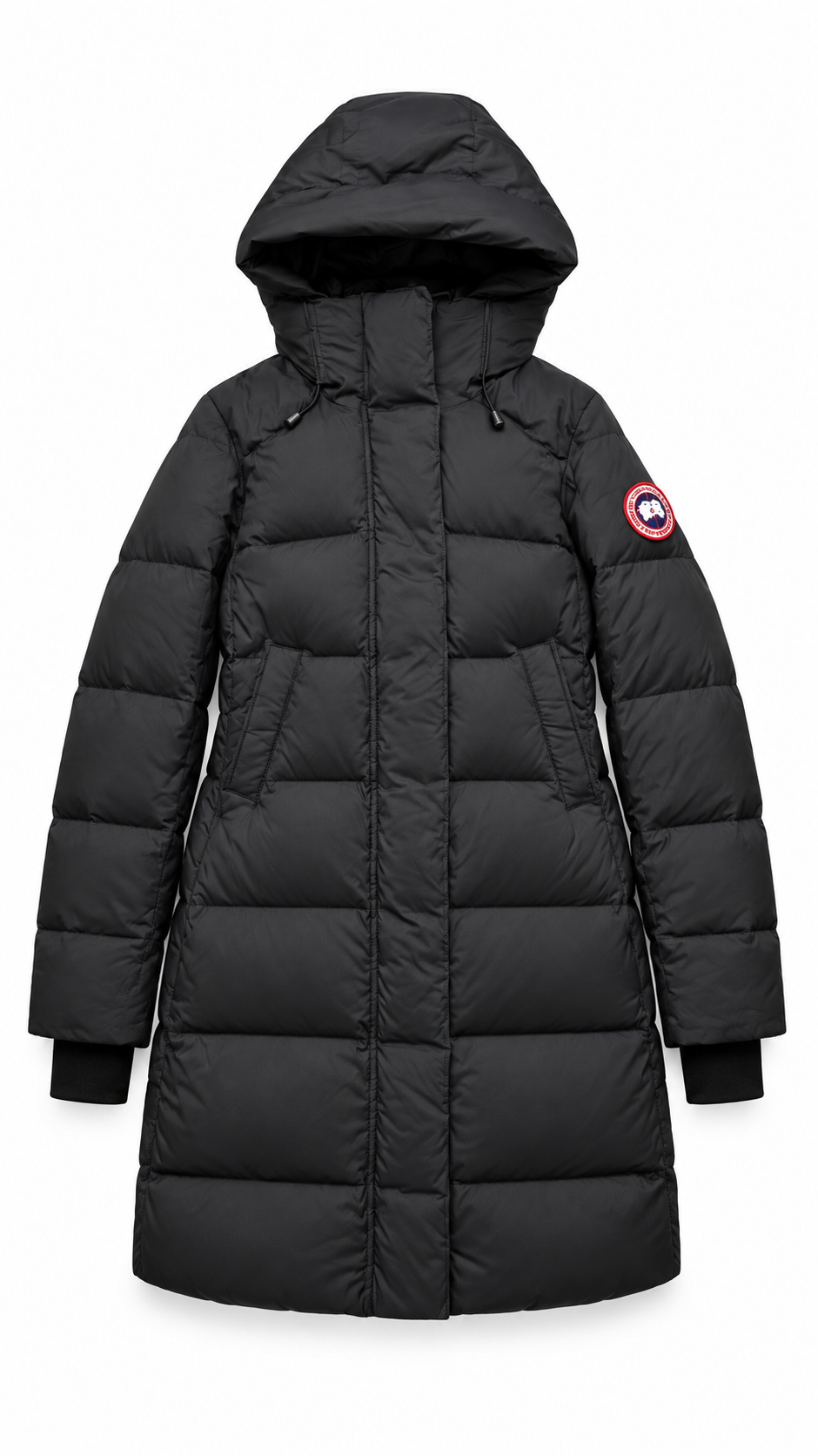 Canada Goose Black Alliston Down Puffer Coat l Authenticity Guaranteed