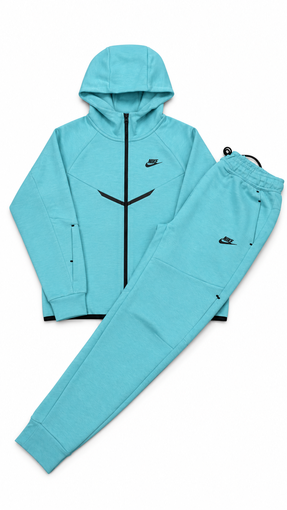 Nike Tech Fleece New Season Tracksuit Mens Teal Blue