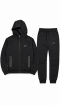 Nike Tech Fleece New Season Tracksuit Mens Black