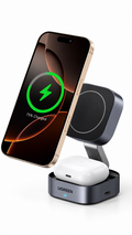 UGREEN Magflow for Magsafe Charger Qi Certified, 2-In-1 Wireless Charger Stand