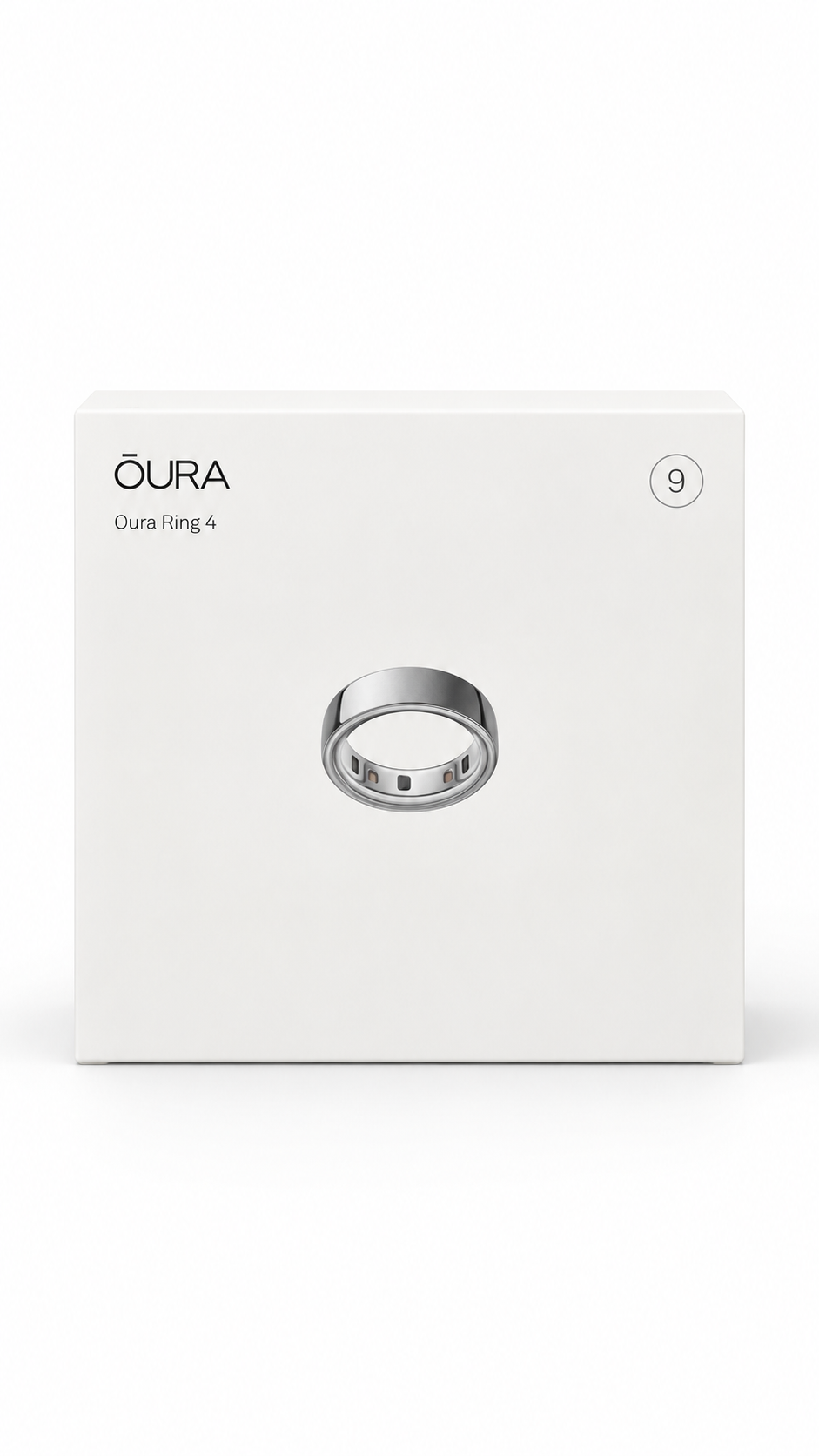 Oura Ring Gen 4 Silver Size 9