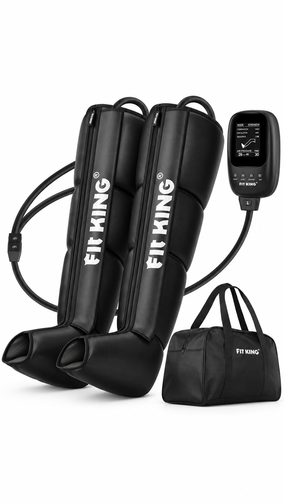 FIT KING Leg Massager Recovery Boots Leg for Pain and Circulation