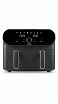 Tower Dual Air Fryer, 8-in-1 Vortx 10.4L, 2 x 5.2L 1700W, T17138, in Graphite