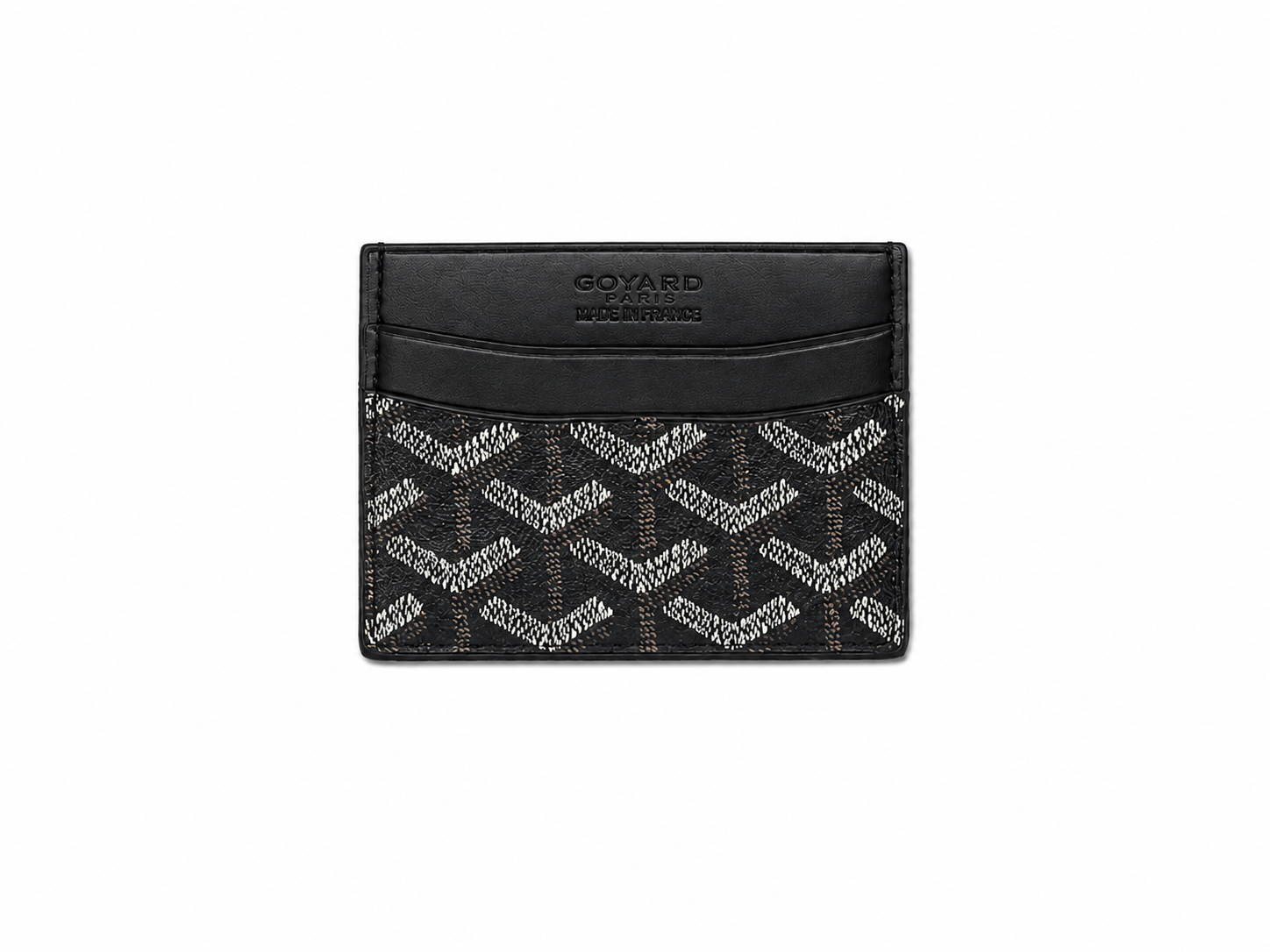 Black goyard Wallet Holder