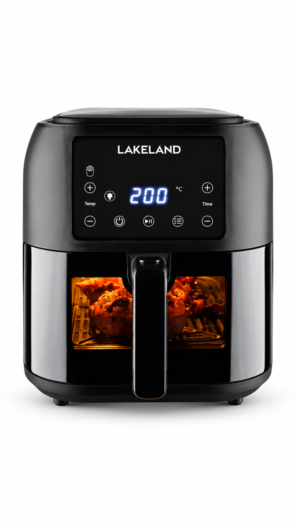 Lakeland Slimline Air Fryer Black 8L