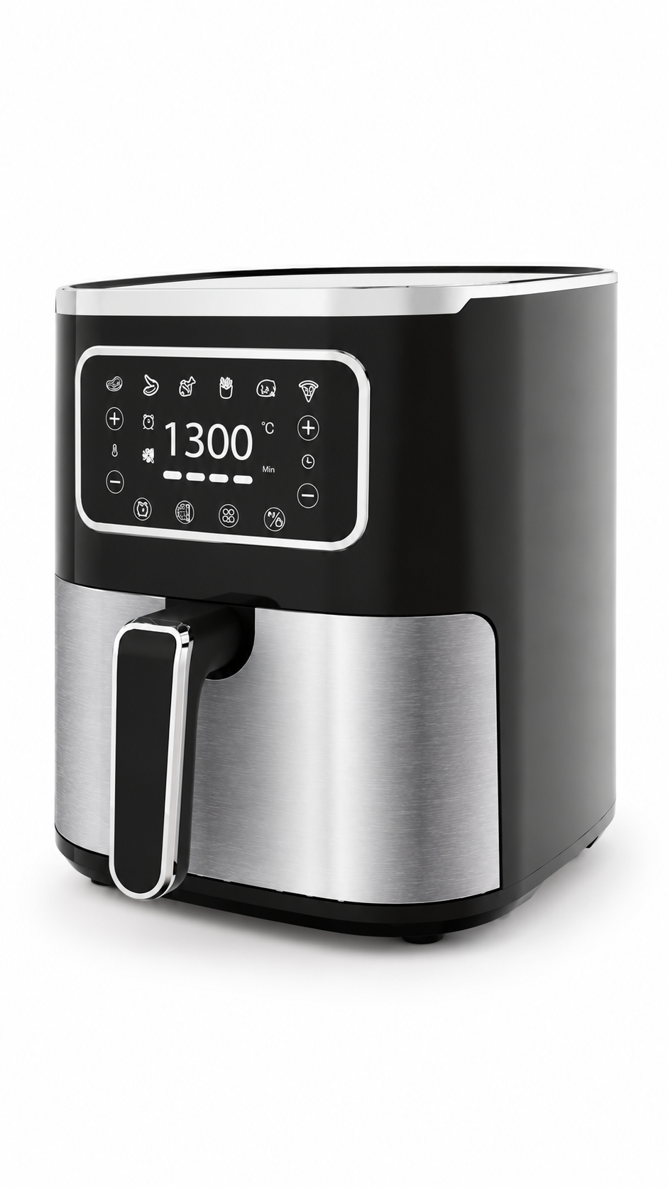 SUPERLEX 4.8L Air Fryer Multifunction Oven Cooker 6Preset Timer Non-Stick Basket