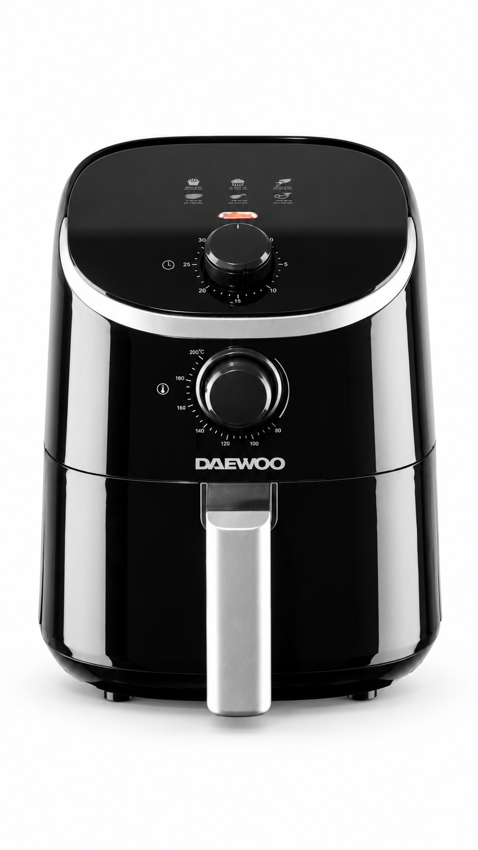 Daewoo Compact Air Fryer 2 Litre Mini Space Saving Energy Efficient Oil Free