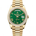 ROLEX DAY-DATE 40 RBR GREEN GOLD