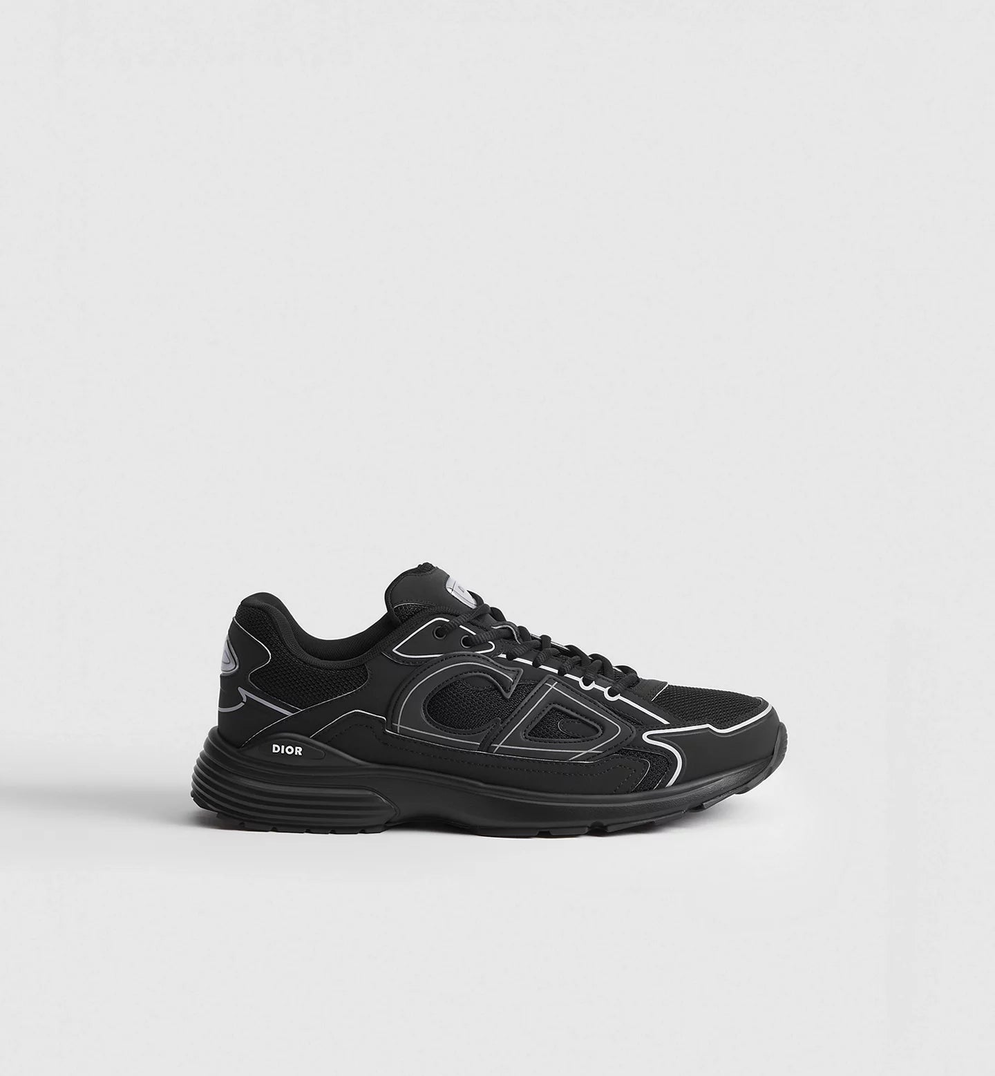 Dior B30 Black Mesh White Technical Fabric