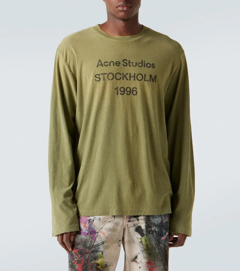 Acne Studios Green Long Sleeve T-Shirt - Small 🌀