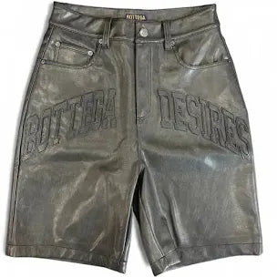 Bottega Desires Leather Shorts