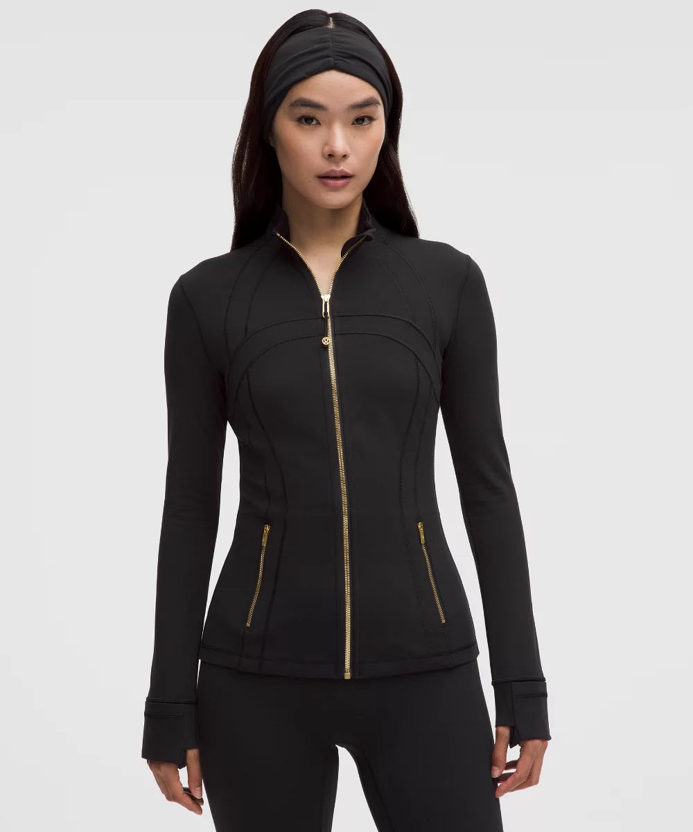Lululemon Black and Gold zipper☑️