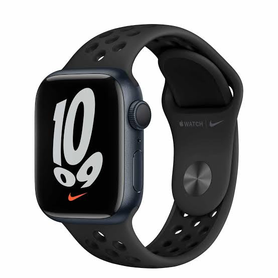 Limited Edition Apple Watch Series 7 (41mm) Midnight Aluminium Nike Edition GPS with Sport Loop