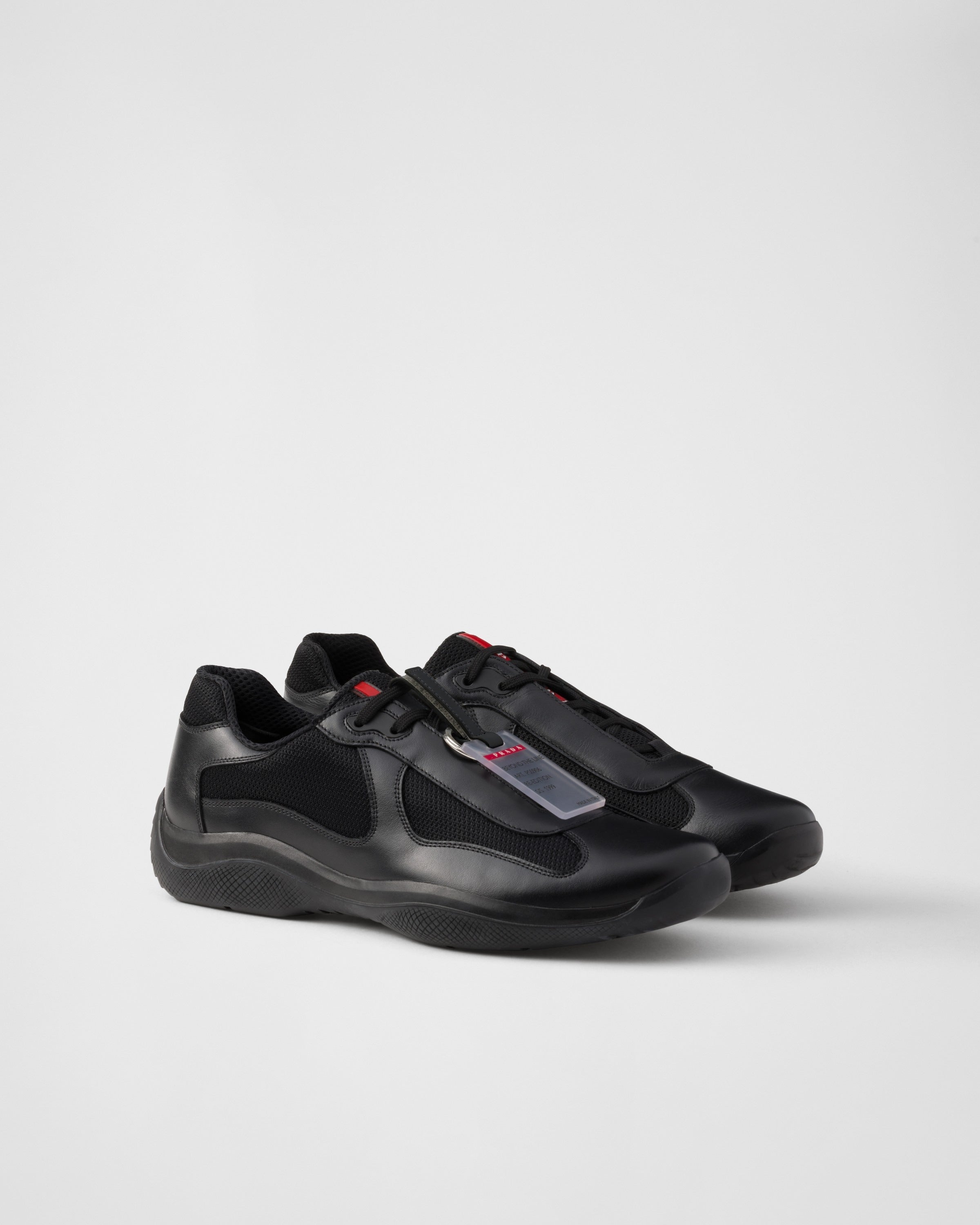 Prada Americas Cup Old Shape Matt Leather Black