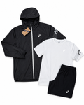 Asics SS Top, Icon Shorts & Icon Jacket Bundle 🔌