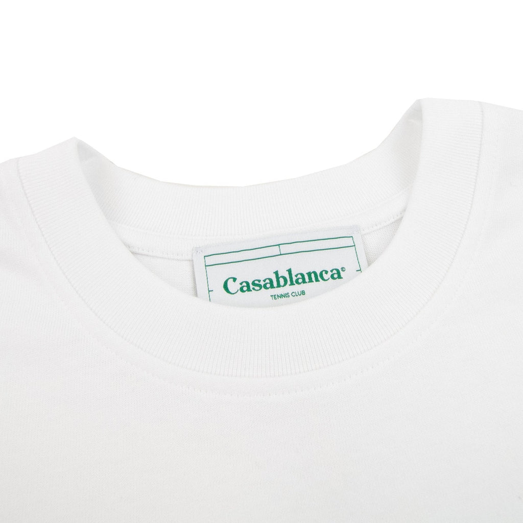 Casablanca Tennis Club Icon Screen Printed T Shirt - Authenticity guaranteed