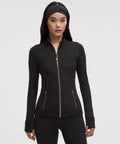 Black And Gold Define Jacket Nulu