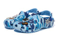 Bape Blue Crocs Collaboration