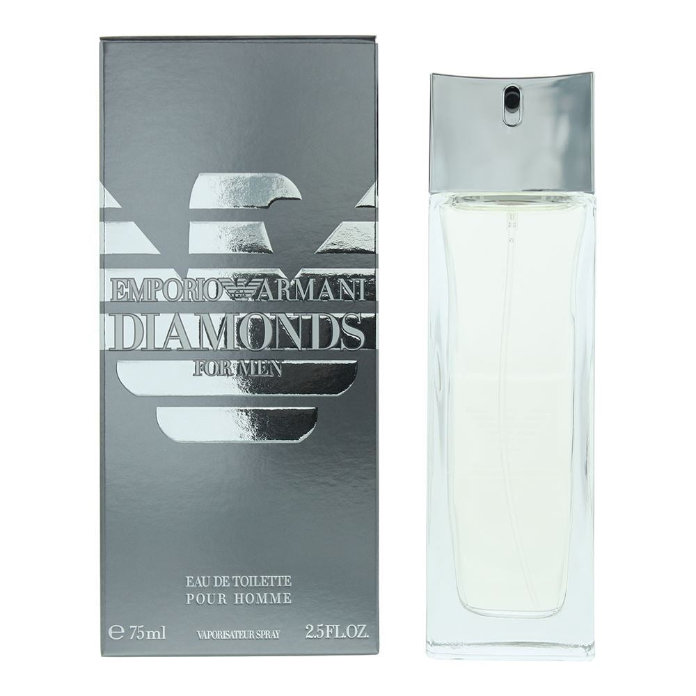 EMPORIO ARMANI DIAMONDS FOR MEN 75ML EAU DE TOILETTE SPRAY BRAND NEW & SEALED