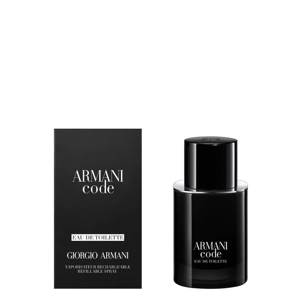 Armani Code Mens Eau de Toilette Vaporisteur Rechargeable Refillable Spray 75ml