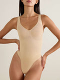Skims Seamless Sculpt Thong Bodysuit- Sand