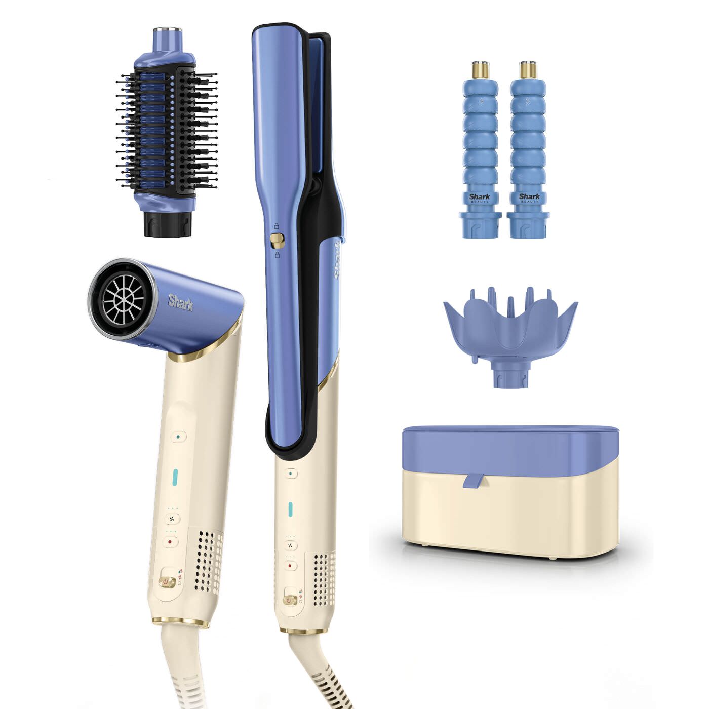 Shark Glam Ceramic & Air Styling and Drying System, Starlight Dream HD6042SUKPL