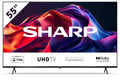 Sharp 55GK4145K 4K Ultra HD 60Hz Frameless 55'' Smart LED TV - Black {No Stand}