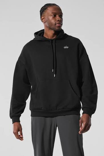 Alo Accolade Hoodie Black Medium Brand New With Tags