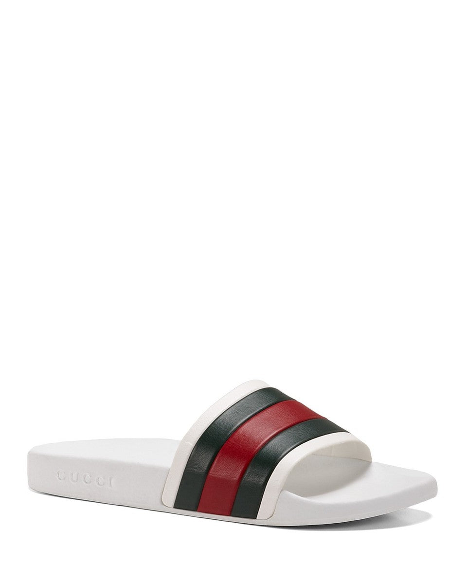 GUCCI Pursuit 72 Pool Slides White (2015)