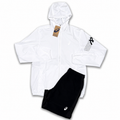 Asics Icon Jacket & Short Set - White/Black🆕