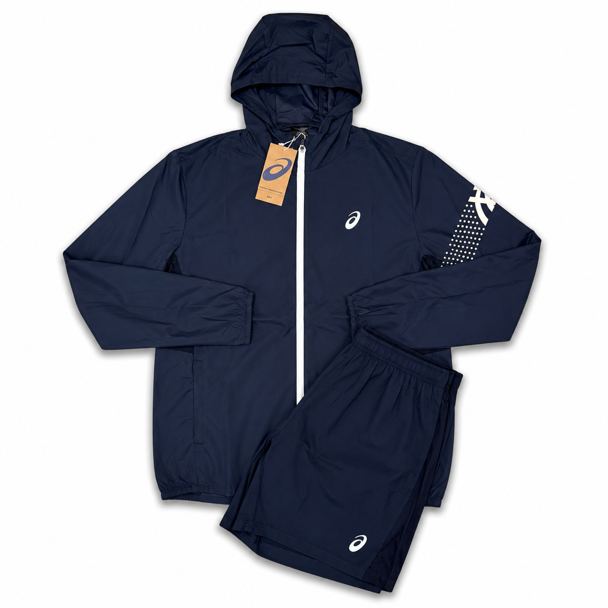 Asics Icon Jacket & Short Set - Deep Navy 🆕