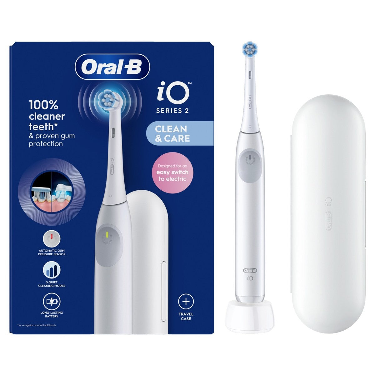 ORAL B iO 2 Electric Toothbrush - White
