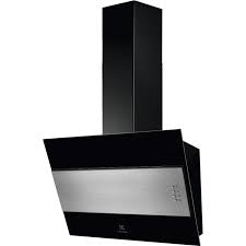 Electrolux LFV316Y 60cm Designer Angled Hood in Black & Stainless Steel