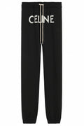 Celine Track Pants In Cotton Fleece