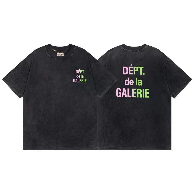 Gallery Dept Pink And Green T-Shirt