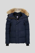 CANADA GOOSE WYNDHAM FUR PARKA Navy