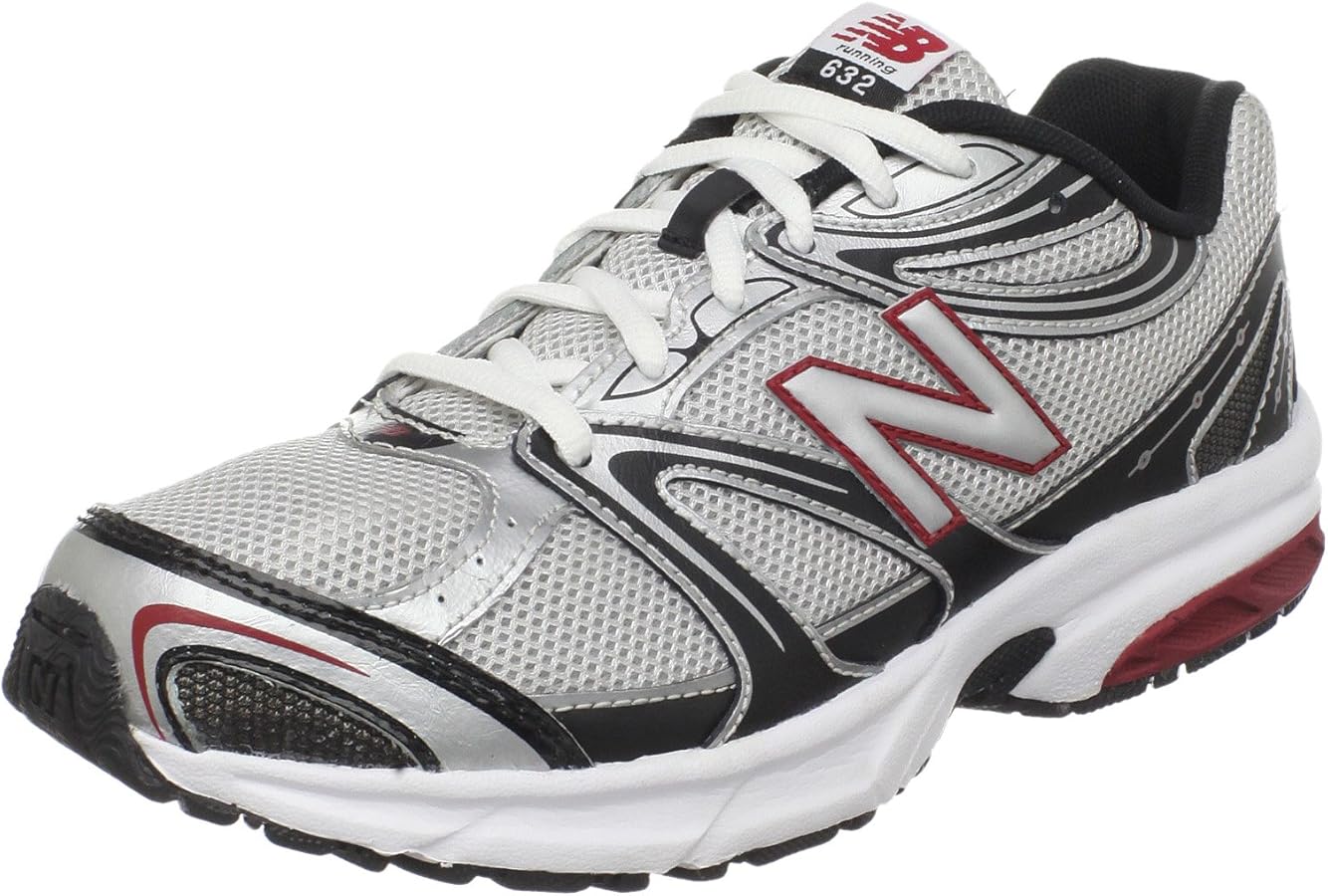 New Balance Trainers Silver Red 480 V2 Running Shoes