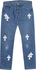 Chrome Hearts Blue Jeans