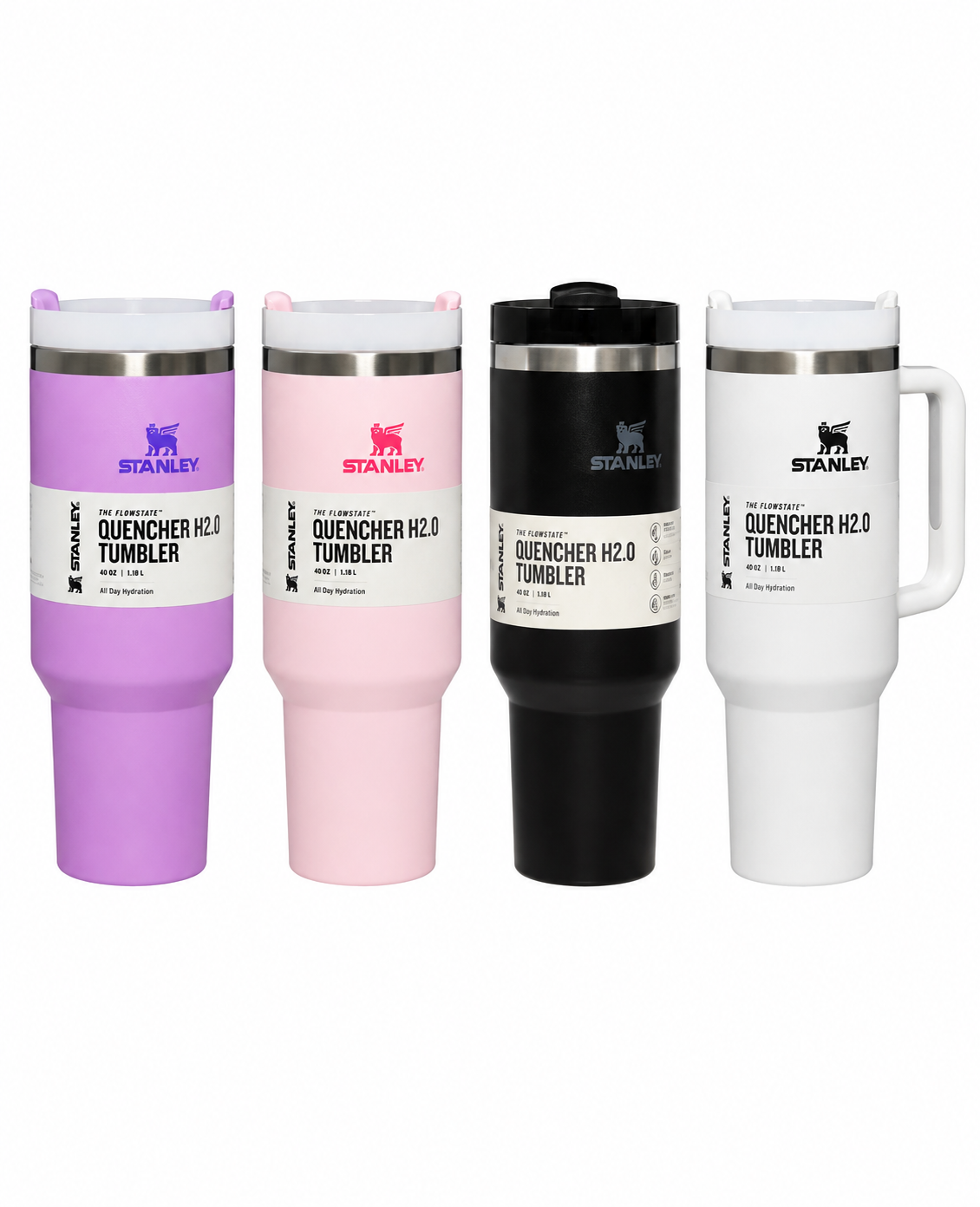 2025 Autumn Large Capacity Water 40 Oz Cup Handle Straw Insulated Bottle Mug